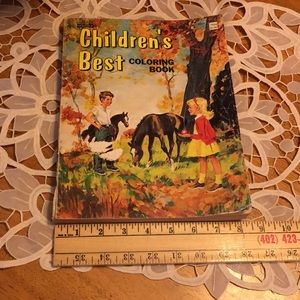 Vintage coloring book